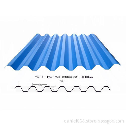 aluminium corrugated sheet